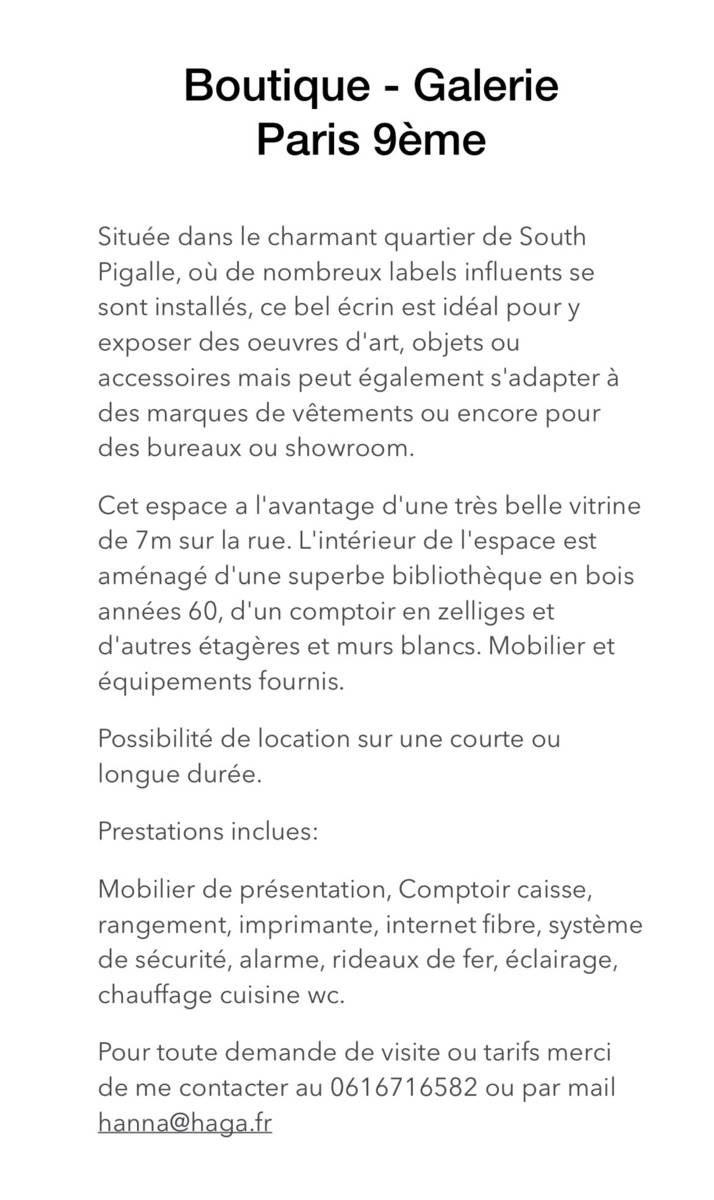 Une photo de l’annonce