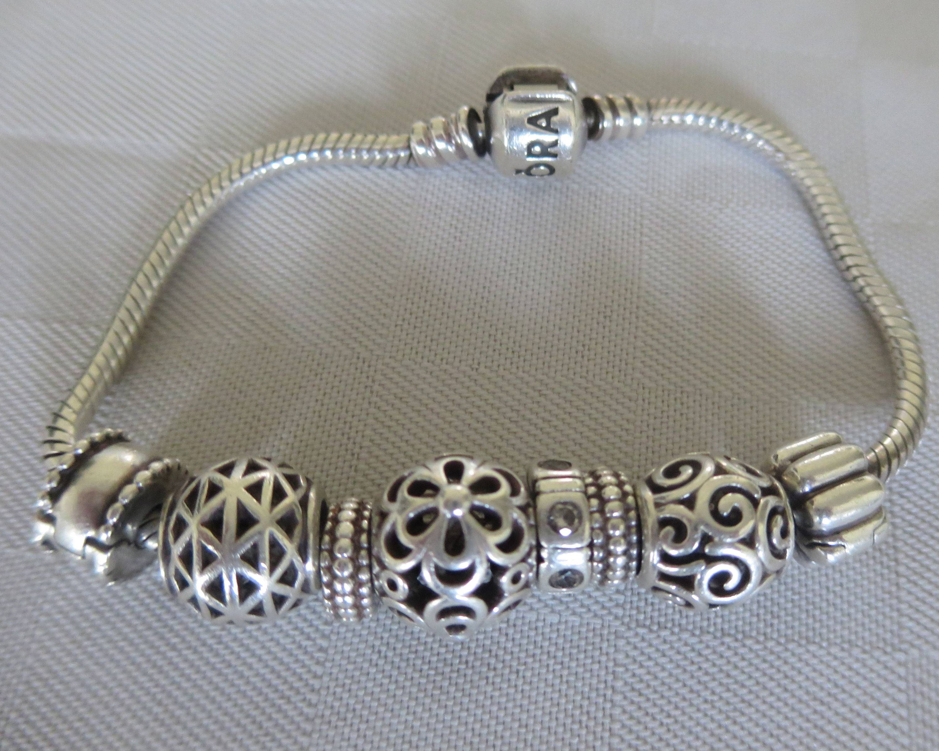 Bracelet composé argent "Pandora"