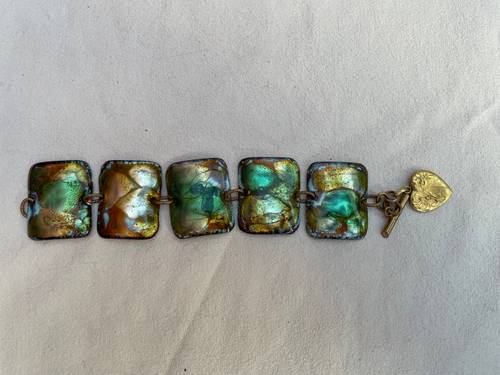 Bracelet en émail des années 1930