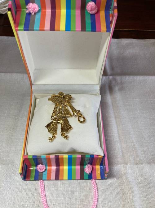 Broche clown articulée très originale