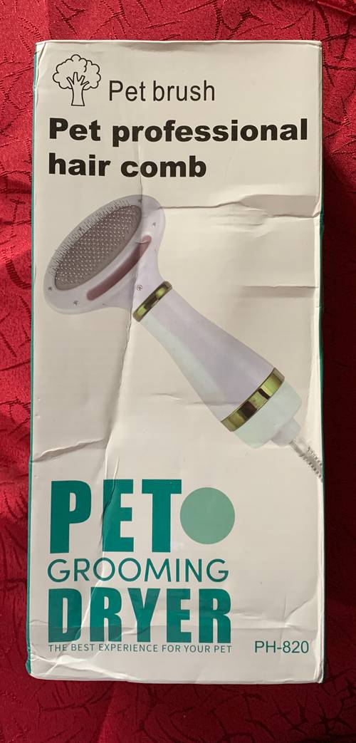 Brosse Sèche-Poils Professionnelle Portable Animaux De Compagnie, Toilettage Chiens Chats neuf & scellé