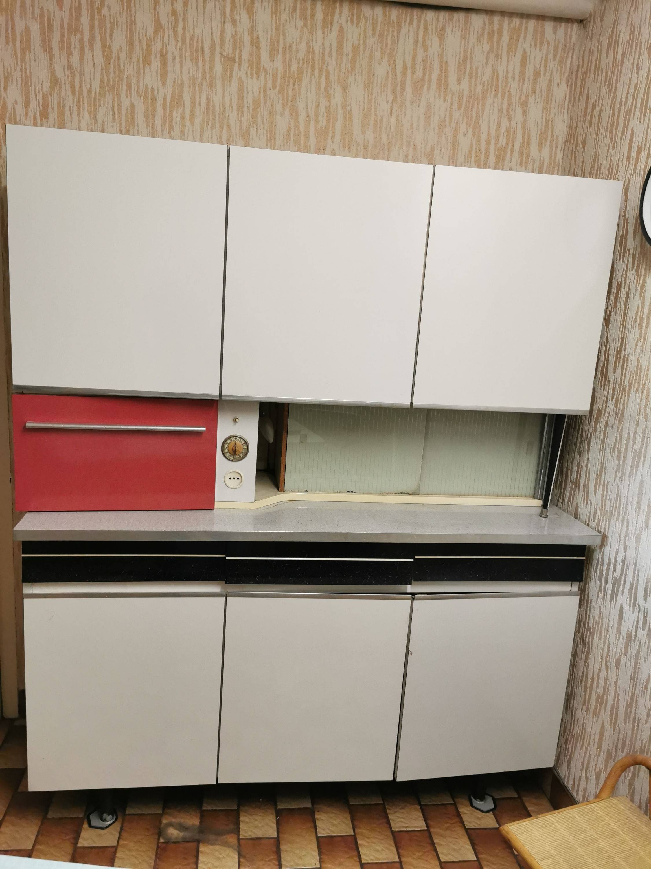 Buffet en formica vintage année 60-70e