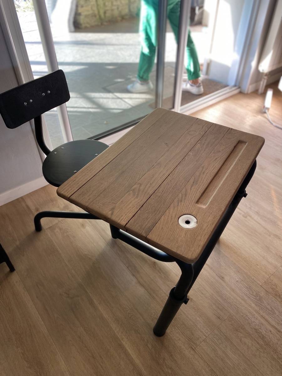 Bureau d’écolier vintage