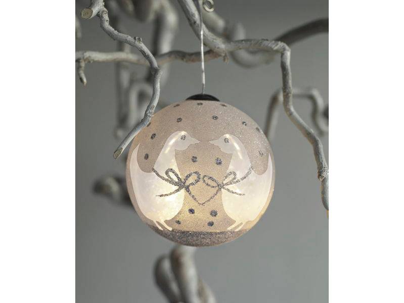 Boule de Noël à LED en Verre SIRIUS NEUVE