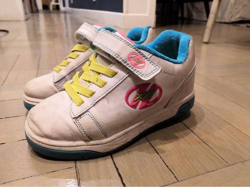 Heelys dual up taille 32 chaussures à roulettes