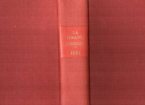 Livre "La semaine juridique"