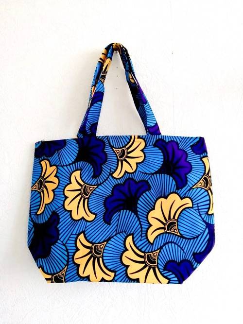 Vends cabas neuf en tissu wax 100% coton