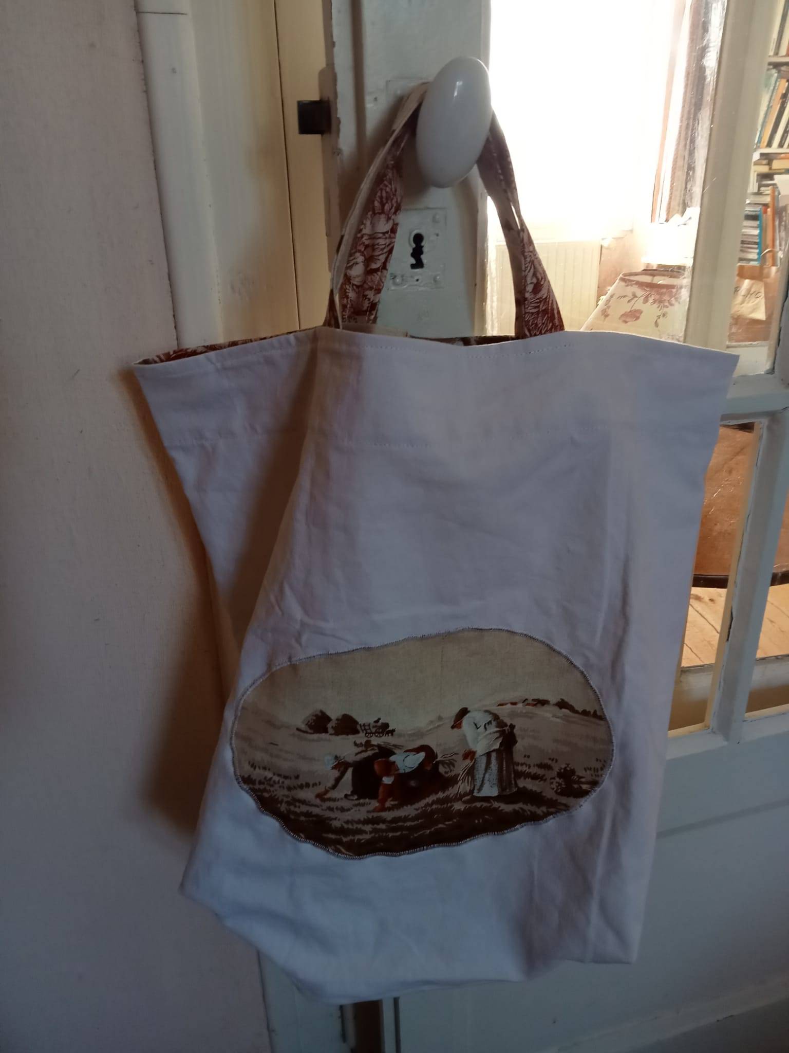 Vends cabas tableau de Millet