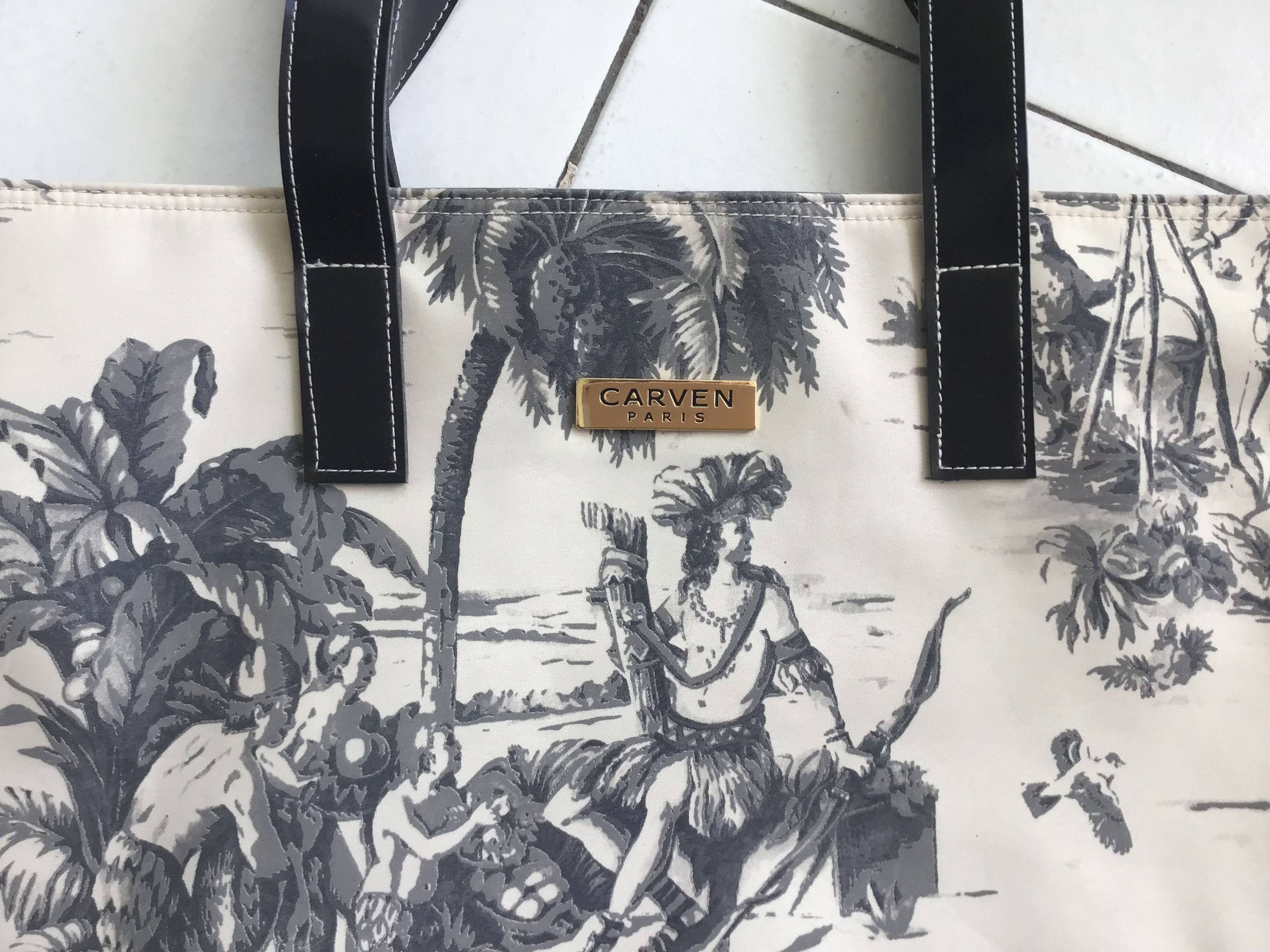 Cabas toile de Jouy «  Carven »