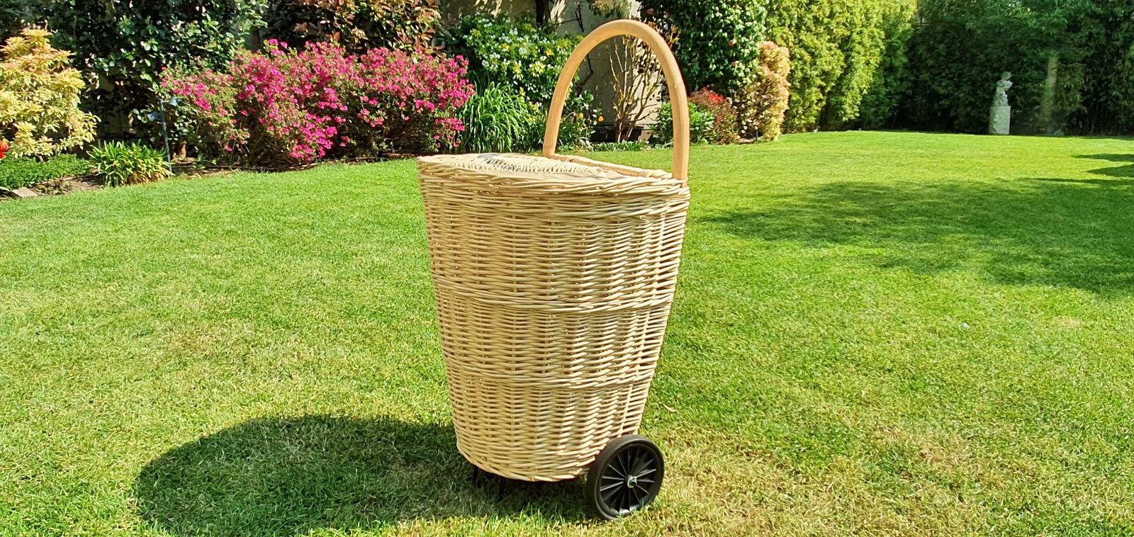 Caddie en osier Aubry Gaspard jamais utilisé