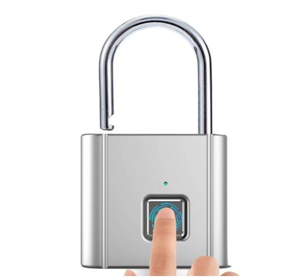 Cadenas Avec Empreintes Digitales, Chargement USB, Résistant Aux Intempéries, Avec Empreintes Digitales, Pour Salle De Sport, Bagages, Entrepôts, Casiers