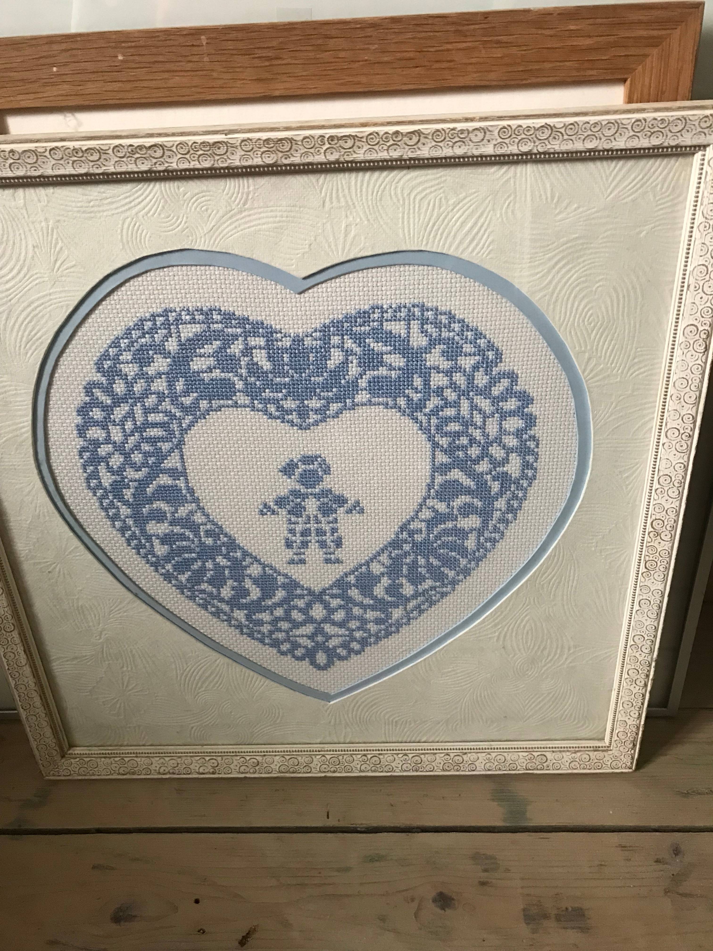Cadre broderie