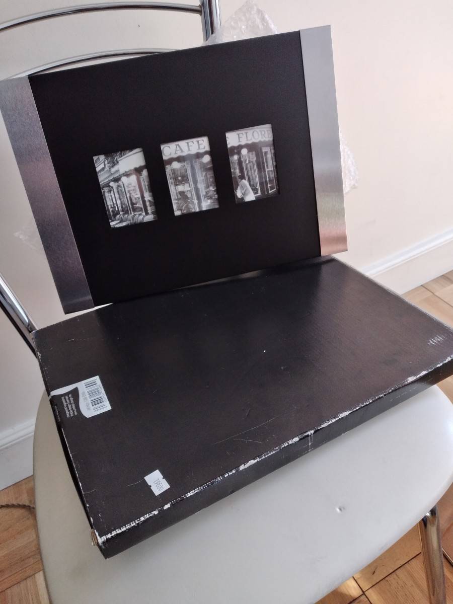 Cadre 3 photos design neuf dans son emballage