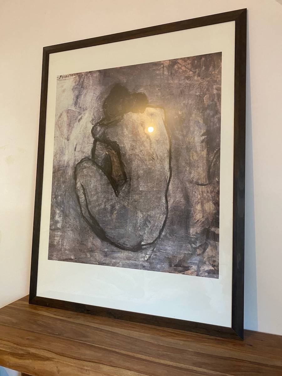Cadre reproduction Picasso « Nu de dos »