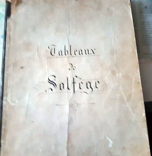 Cahier de solfège pour musicien collectionneur
