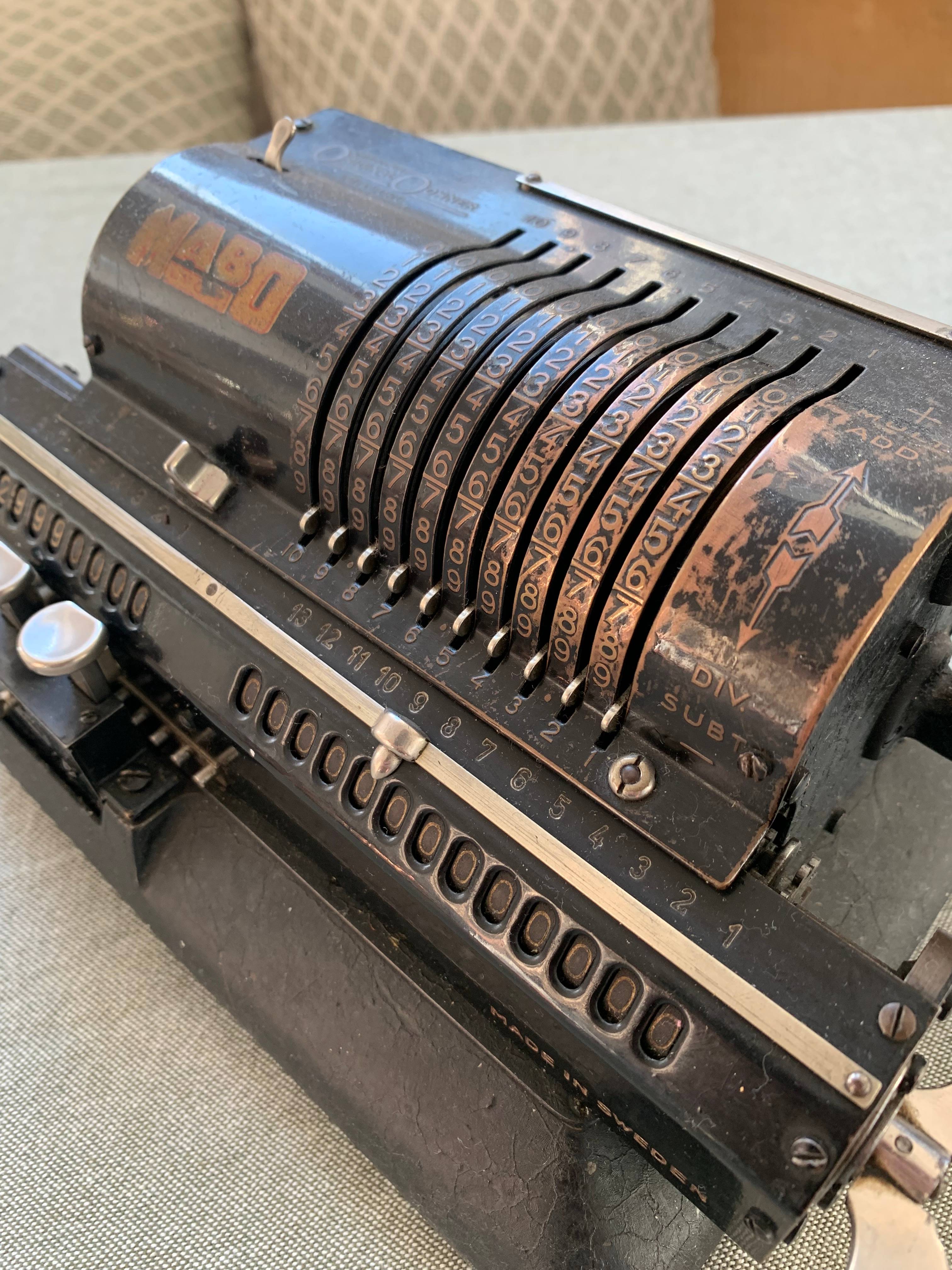 Calculatrice mécanique / Arithmomètre Original Odhner