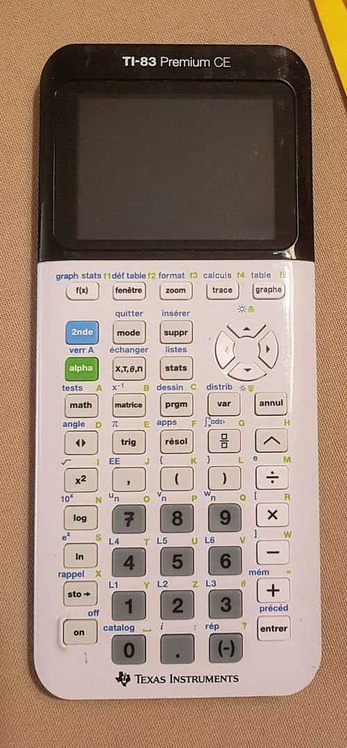 Calculatrice TI 83 Premium