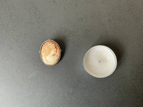 Camée broche pendentif ancien