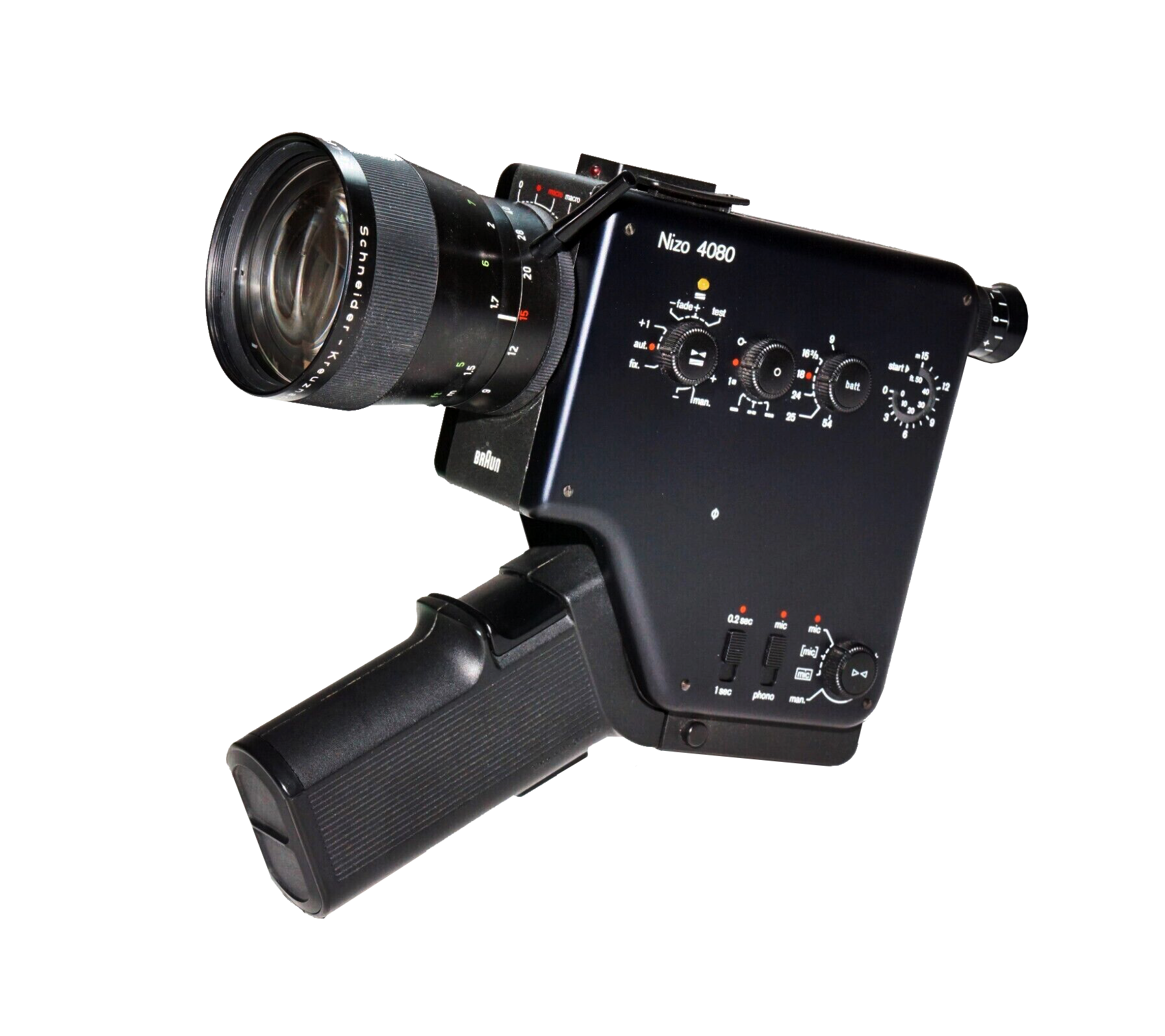 Caméra Argentique Vintage • Braun • Nizo 4080 • Super 8 Sonore • Zoom Schneider • MINT • 1980