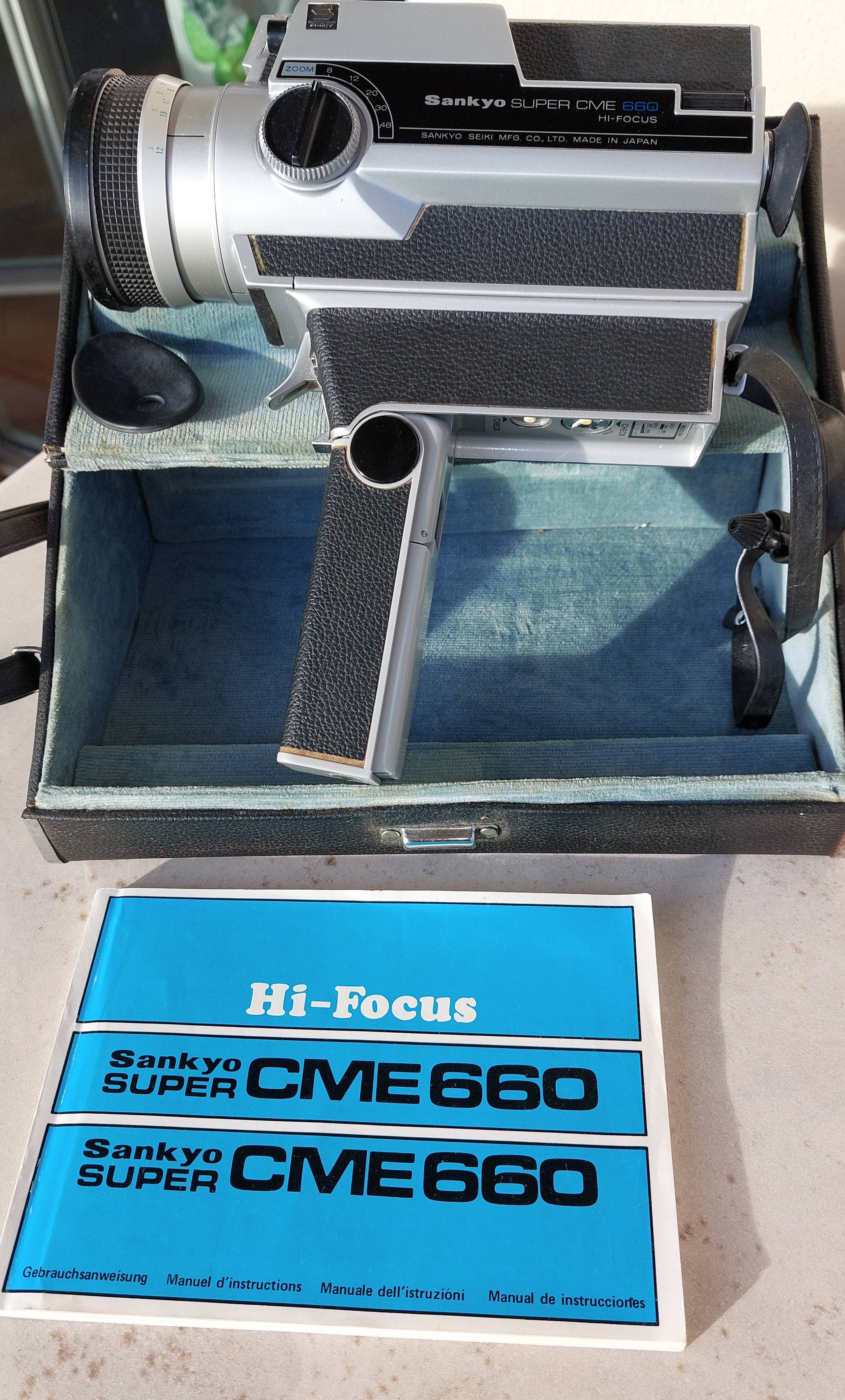 Ancienne CAMERA Super 8 SANKYO Seiki Japan Super CME 660 HiFocus de collection notice