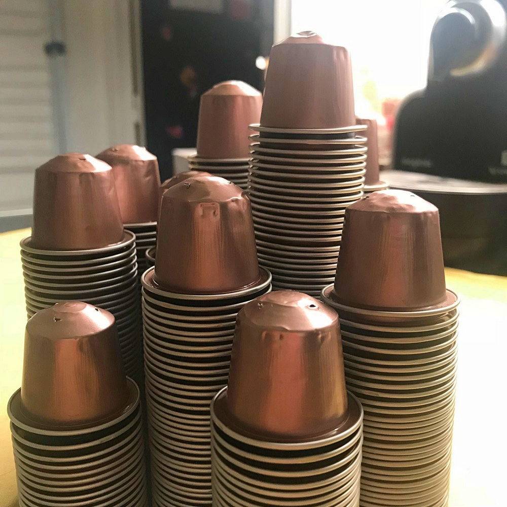 400 capsules Nespresso vides - couleur rose