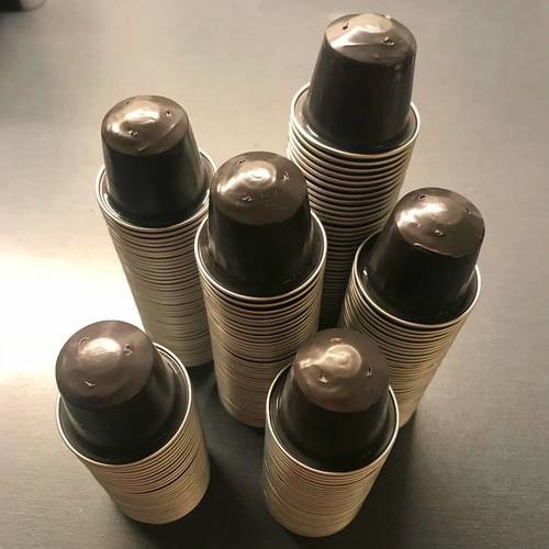 400 capsules Nespresso vides - couleur grise