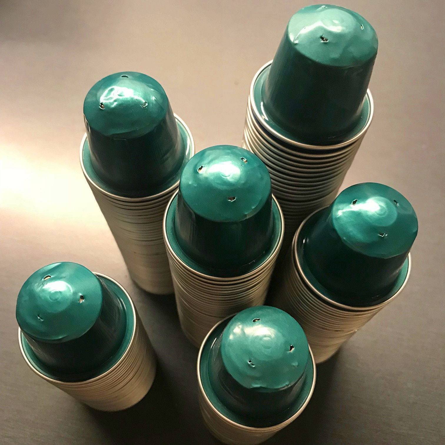 400 capsules Nespresso vides - couleur verte (clair)