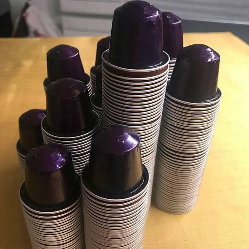 400 capsules Nespresso vides - couleur violet
