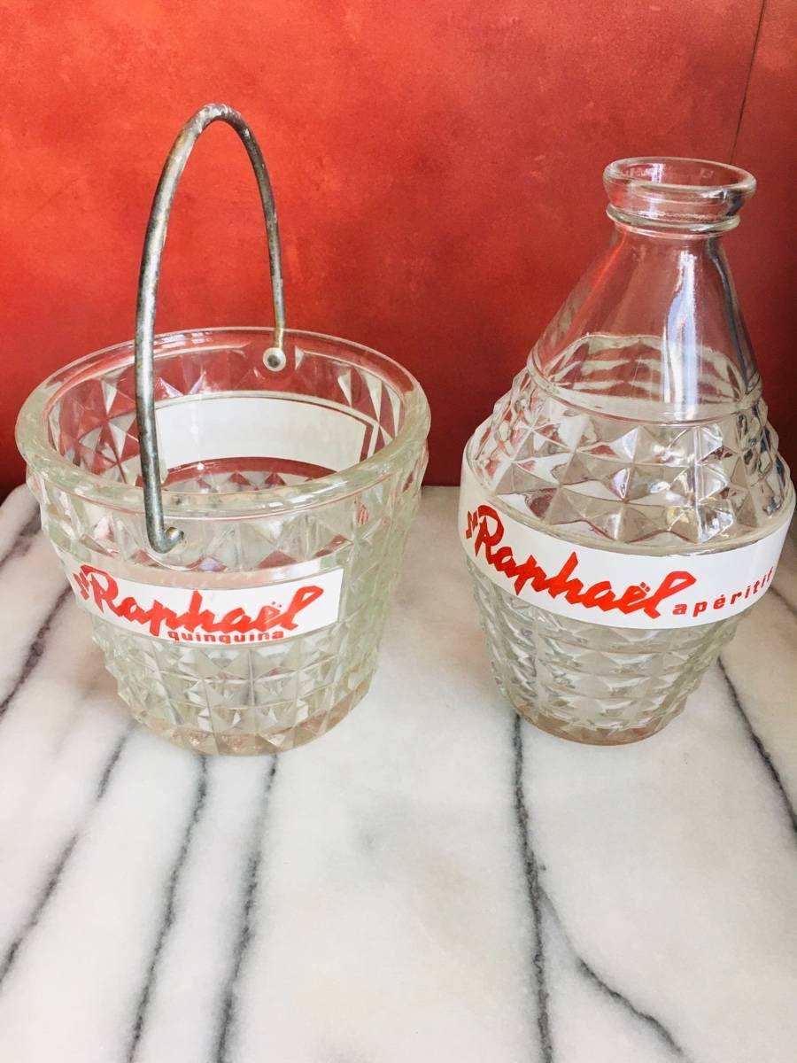 Carafe et seau à glaçons