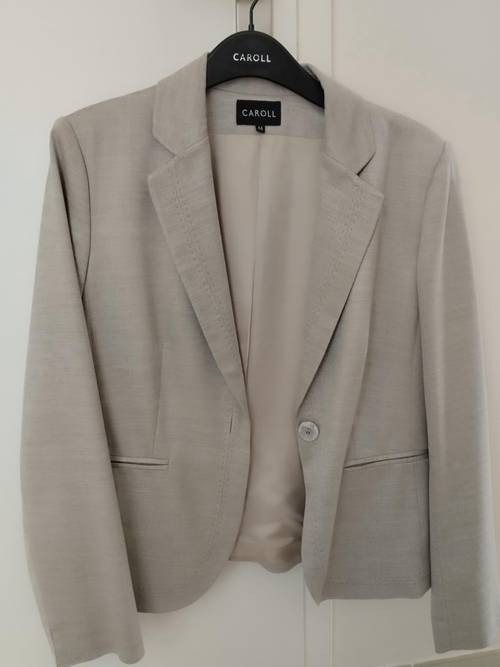 Caroll veste blazer beige taille 44 Caroll neuve