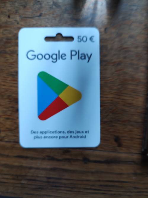 Vends carte Google Play