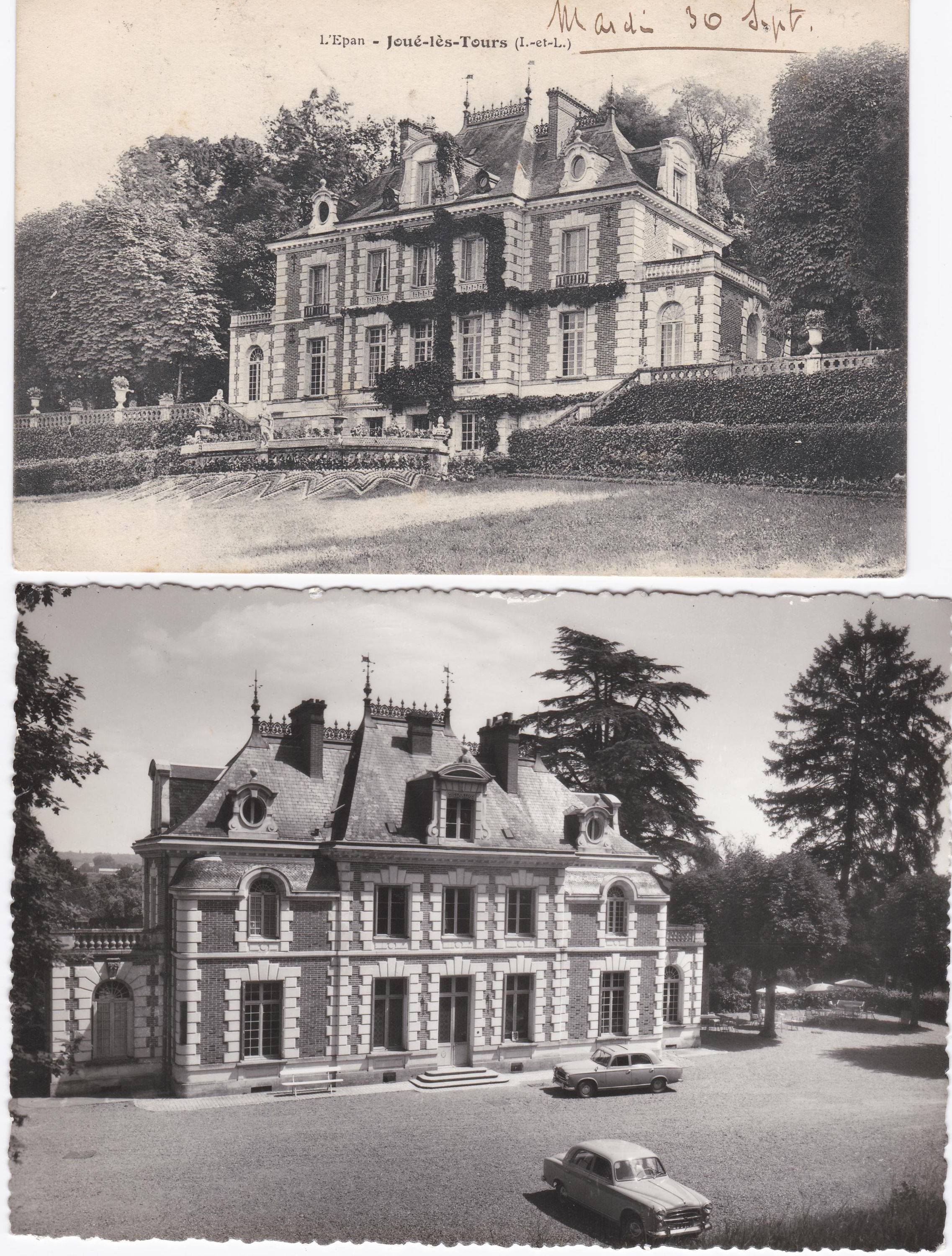 Carte postale chateau de l’Epan Joué les tours