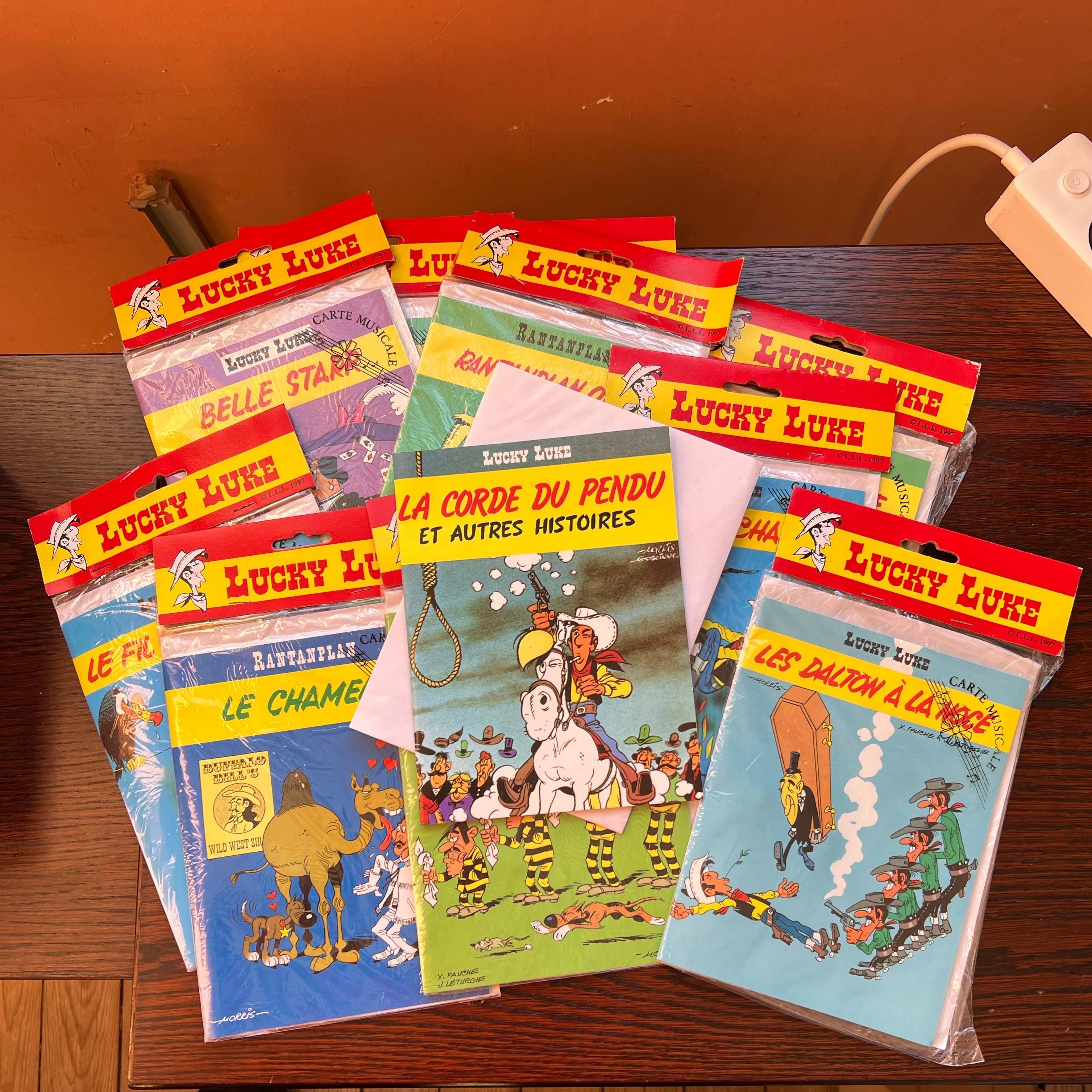 Cartes et cartons d’anniversaire Lucky Luke