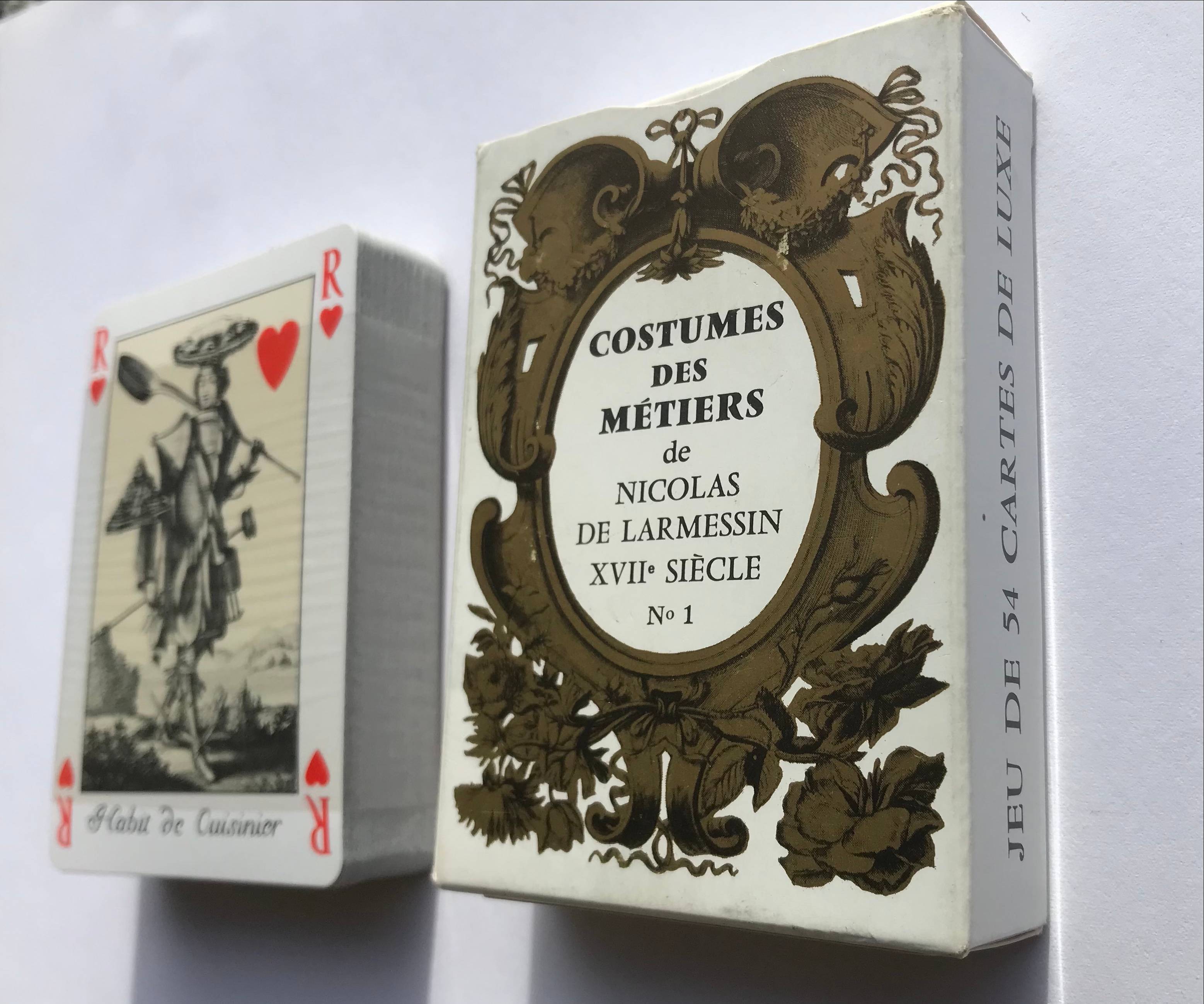 Jeu de cartes Editions Dusserre "Costumes des métiers" de Nicolas de Larmessin XVIIè siècle