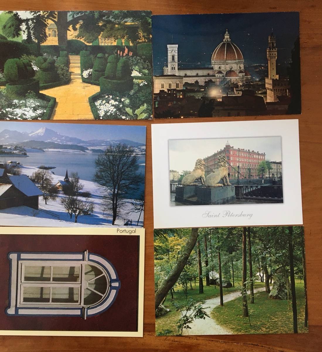 Lot de 12 belles cartes postales vierges de plusieurs pays