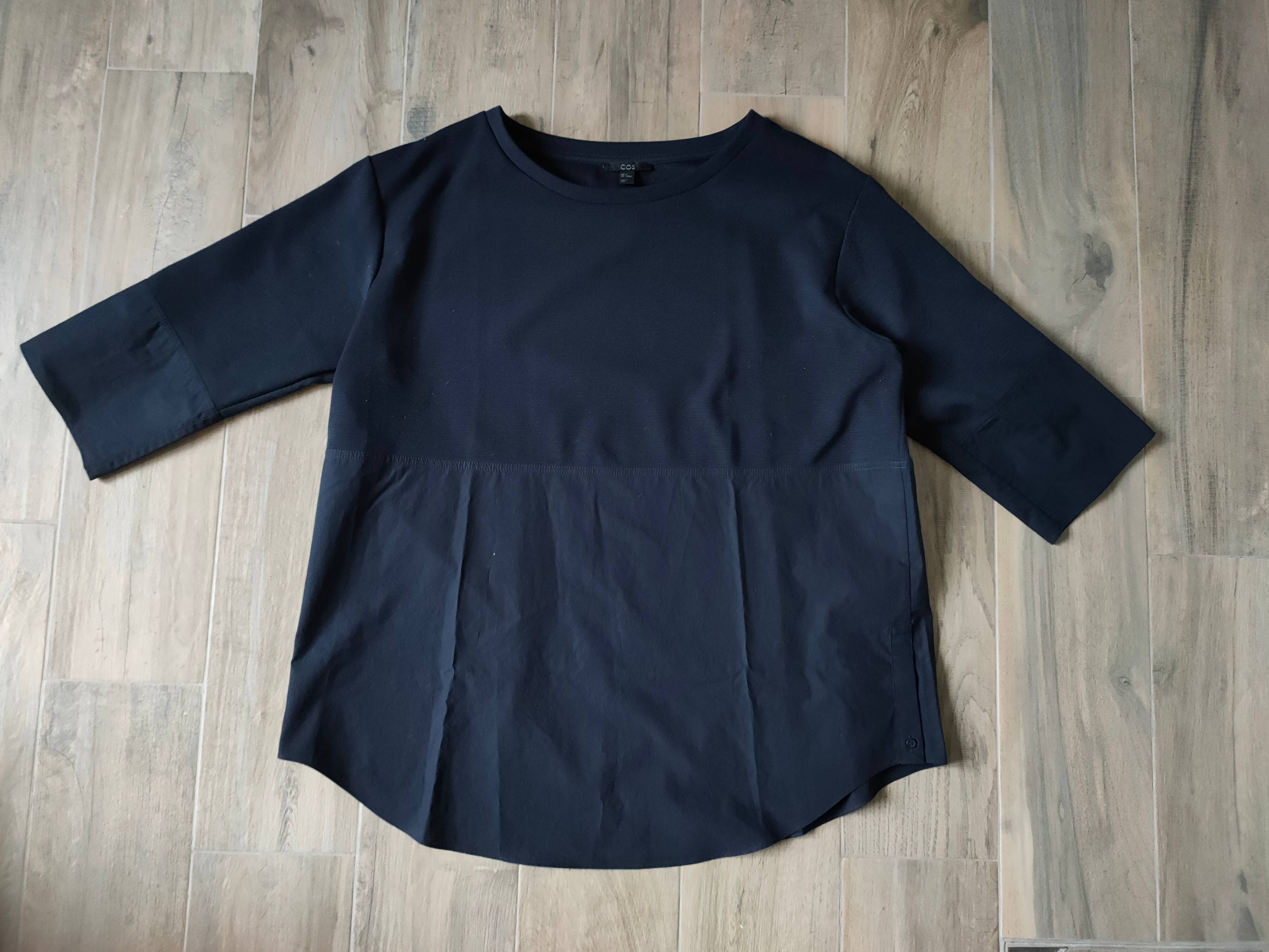 Casaque chemisier marine 100% coton COS 46 NEUF