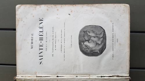 Las Cases Mémorial de Sainte-Hélène édition 1842-illustrations Charlet