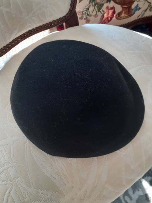 Vends casquette homme feutre noir - Taille M