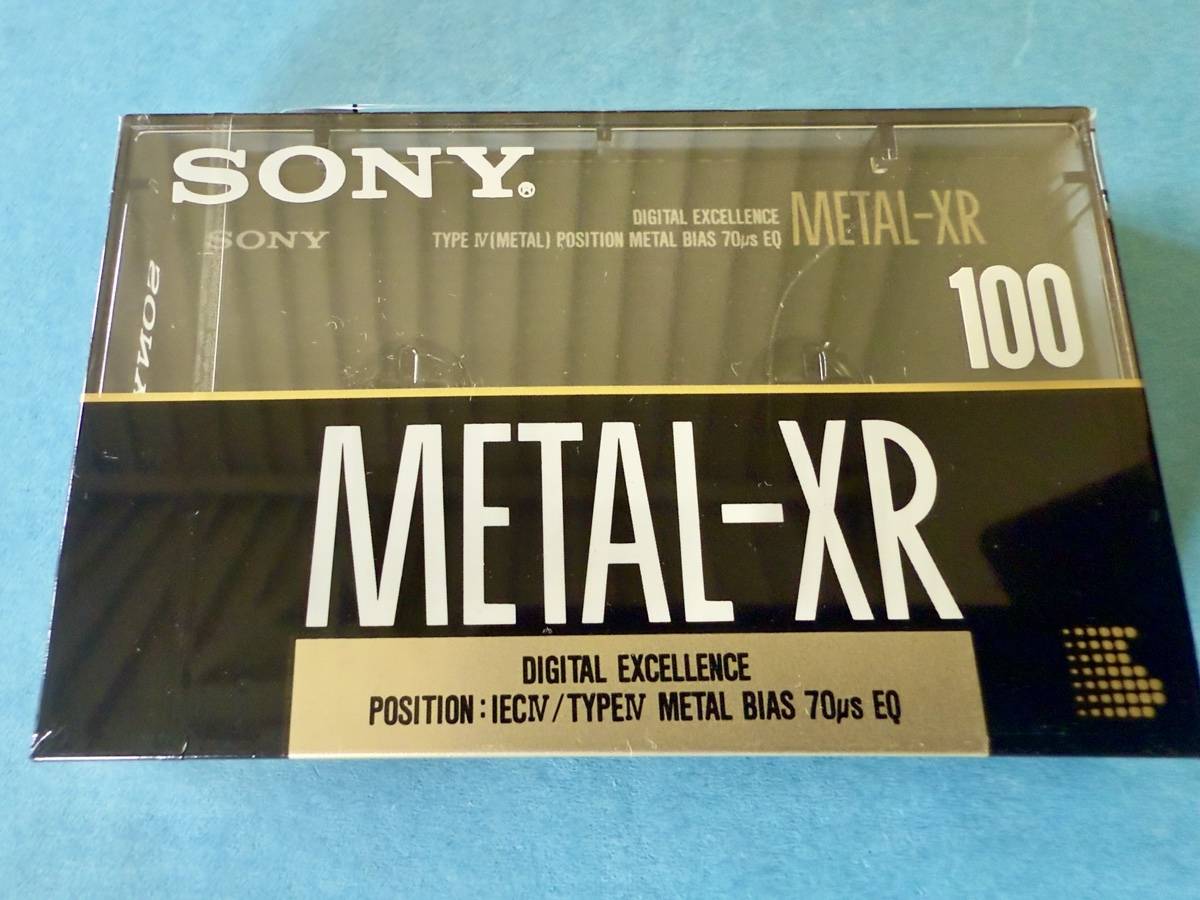 Cassette audio SONY Metal XR 100 minutes, type IV (Metal Position)