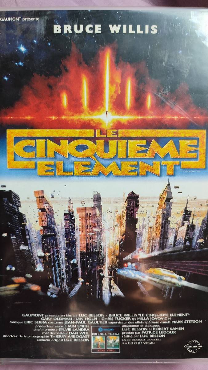 Cassette VHS le Cinquième Élément
