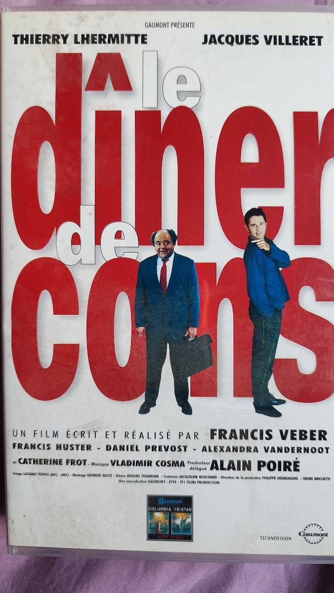 Cassette VHS Le Dîner de cons