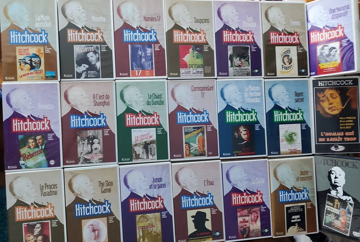 Vends cassettes VHS Hitchcock