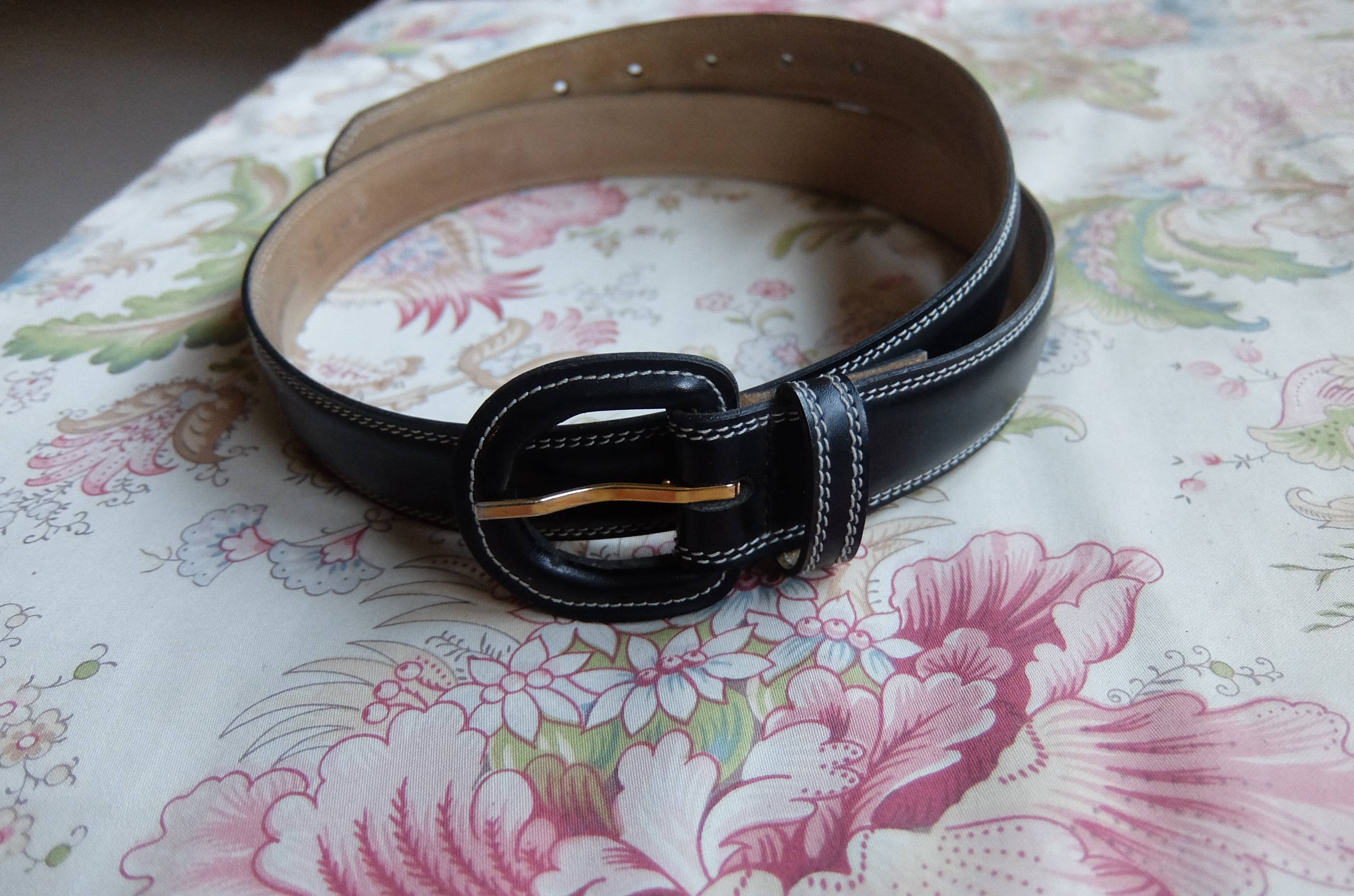 Ceinture pour femme, synthétique, noire