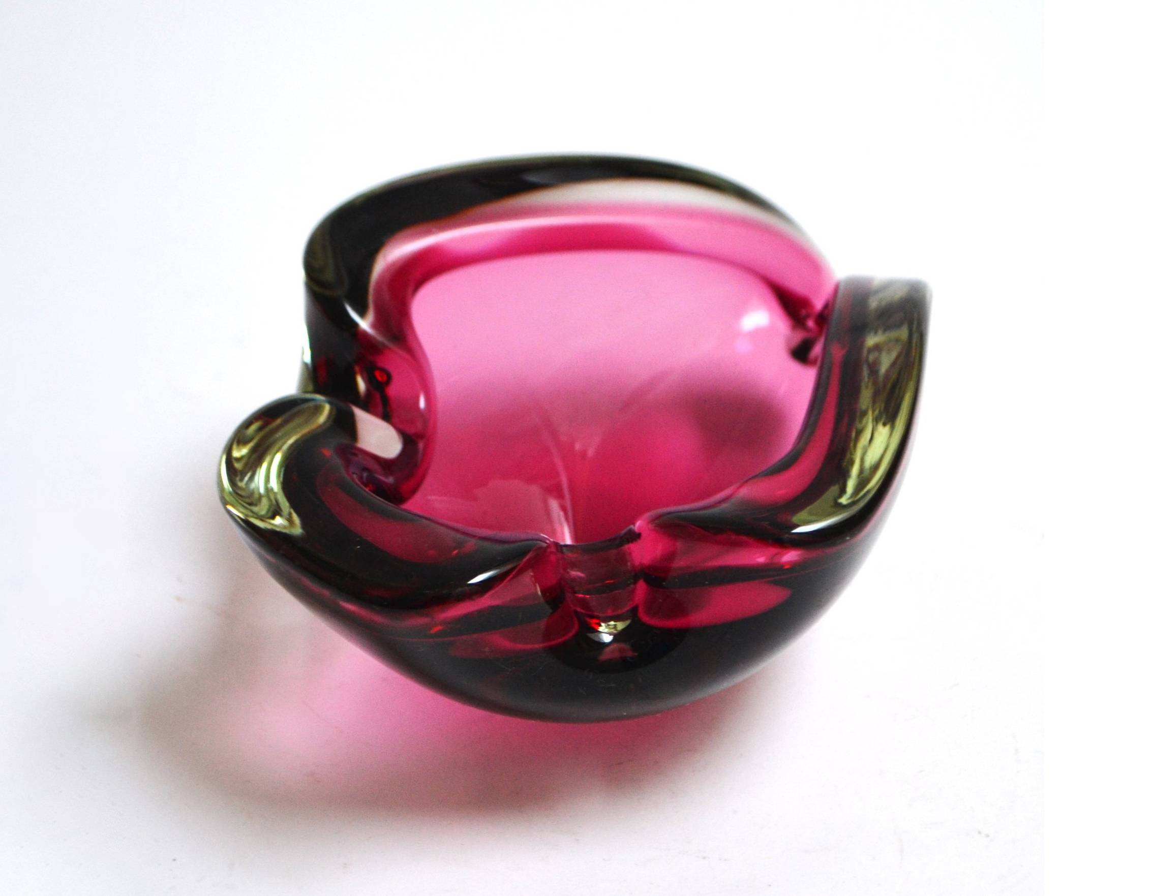 Cendrier • Coupe Vintage • Verre Soufflé • Murano • Sommerso • 1960