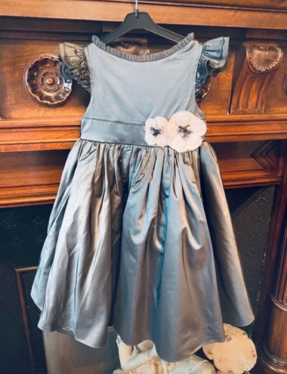Robe de cérémonie grise de marque Tartine & Chocolat taille 8 ans