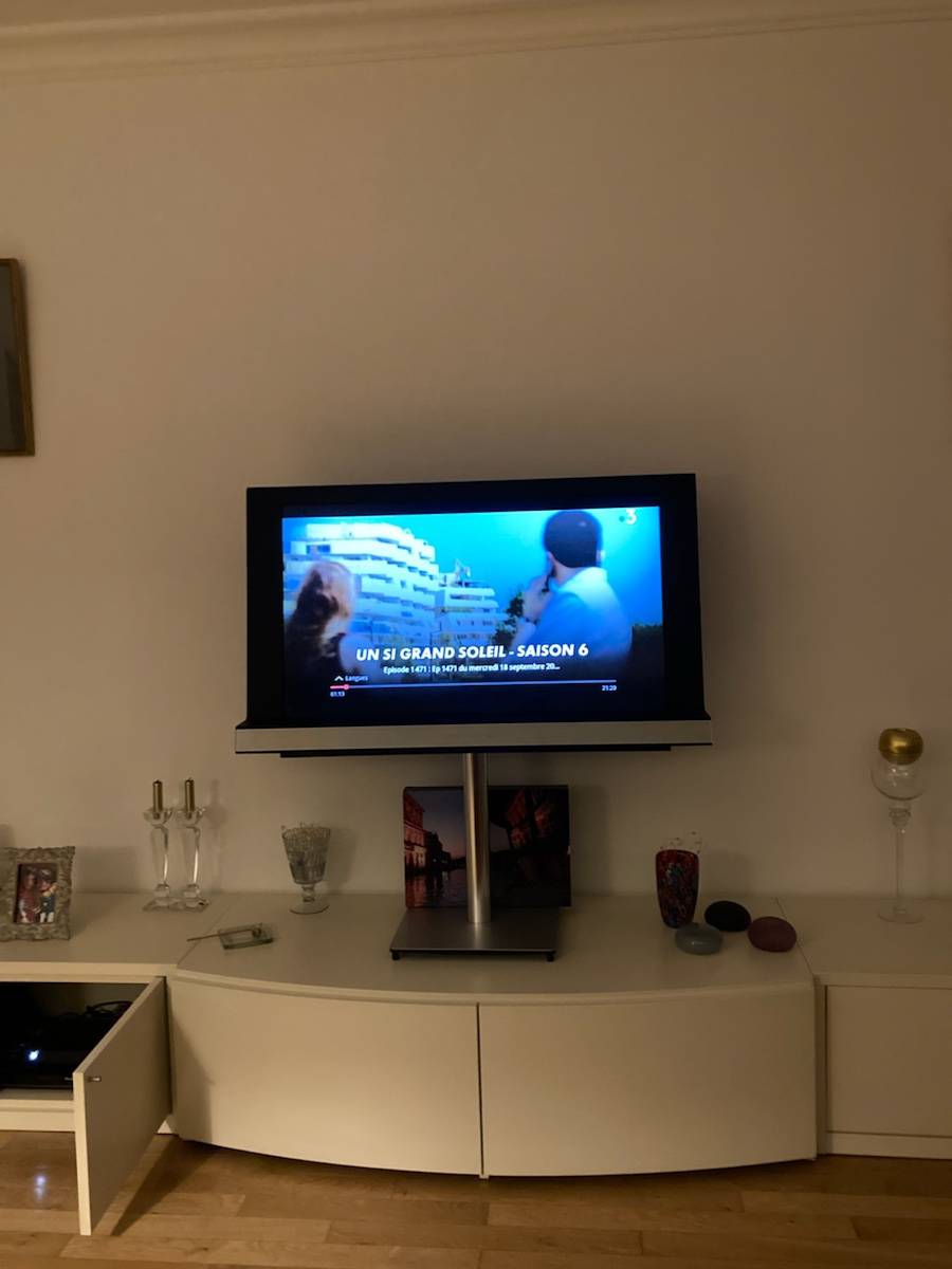 Vends home cinéma Bang & Olufsen comprenant TV 4 enceintes BOLAB