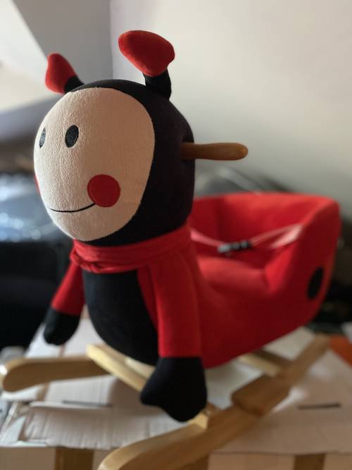 Chaise à bascule - Coccinelle