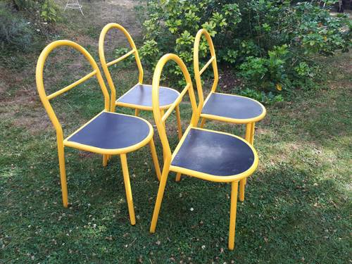 Vends Chaise industrielle rene herbst