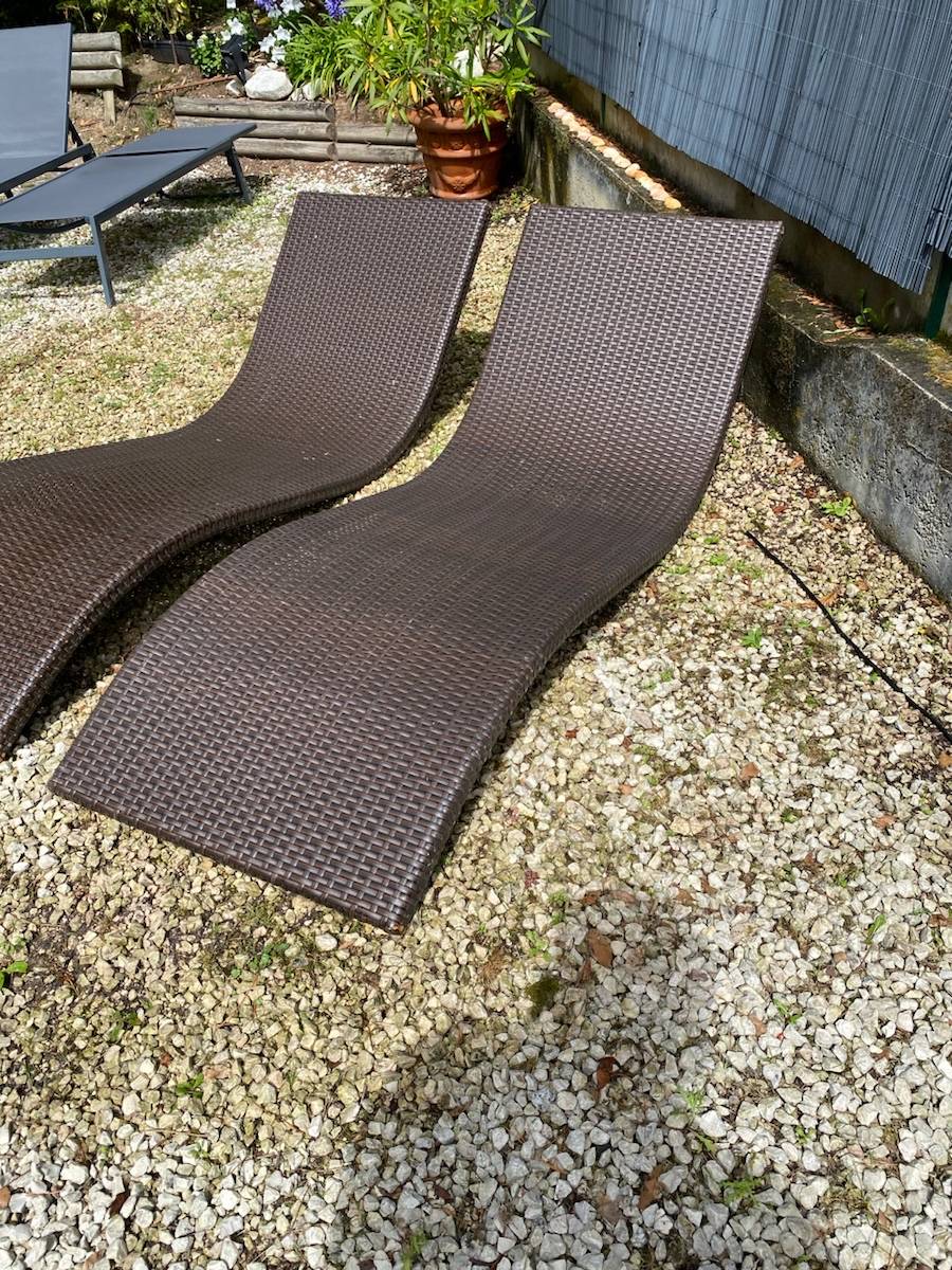 Chaise bain de soleil