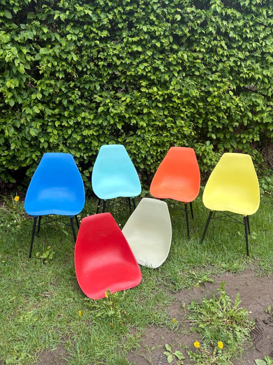 Chaise vintage 1970 plaxico made in France